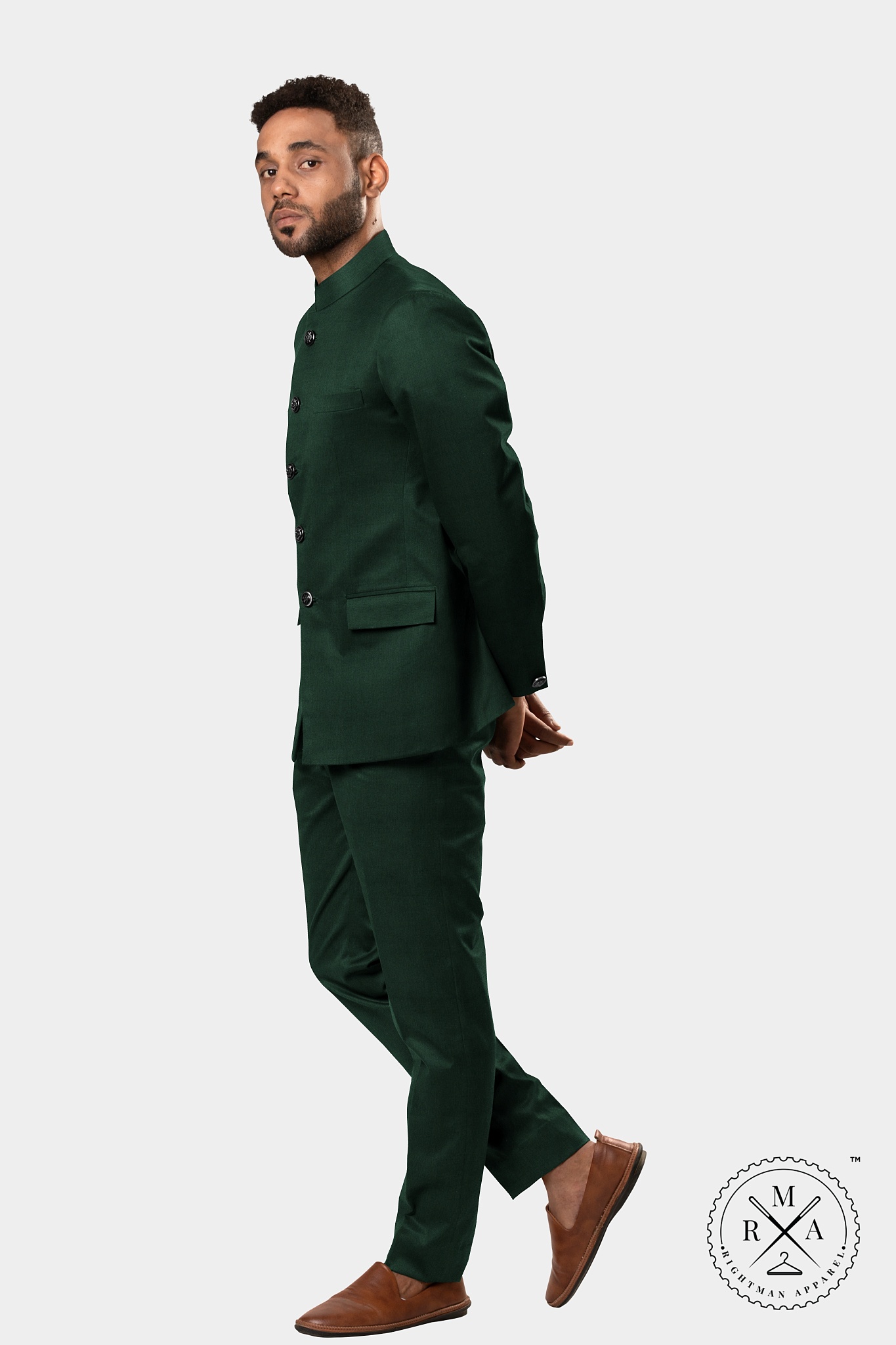 Green Jodhpuri Suit SU262